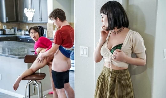 A young stepmother joined her stepson and his girlfriend