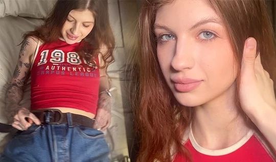 A modest Russian chick fucked with pleasure with a friend