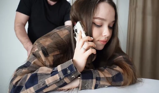 Russian girl constantly cheats on her boyfriend while he is at work