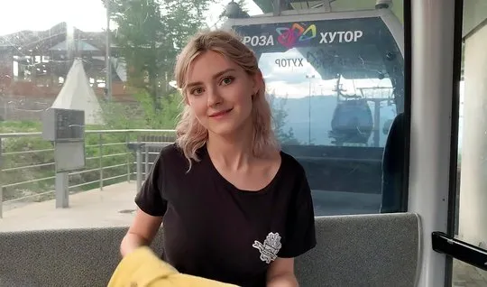 Russian girl makes Blowjob and jerks off dick to his friend on camera