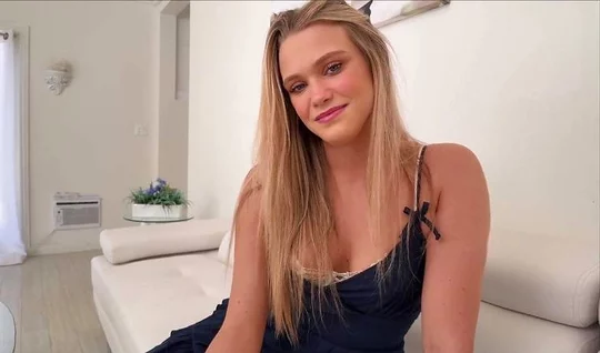 The blonde with a pretty ass was actively rolled on a member