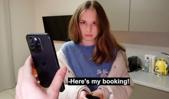 A young girl fell for a lie and now sucks hard