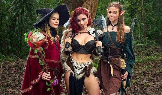 Russian elf girl knows how to give magical pleasure