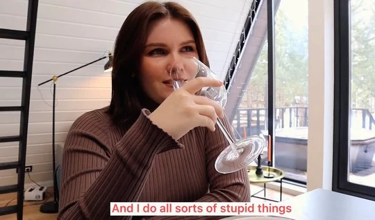 Made a Russian chick drunk with wine, and then fucked a drunk in the pussy