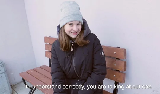 Russian cutie gladly gave pussy to a pick-up artist