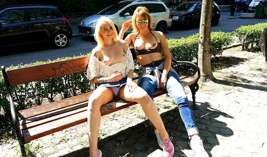 The nurse actively jumps on the dick in a group sex with the young