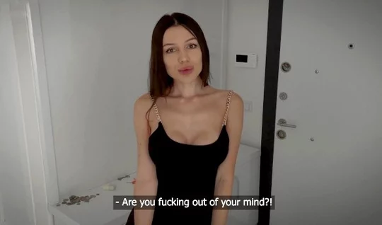 Skinny Russian chick decided to fuck just for money